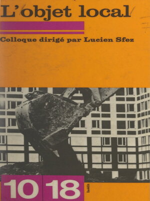 cover image of L'objet local